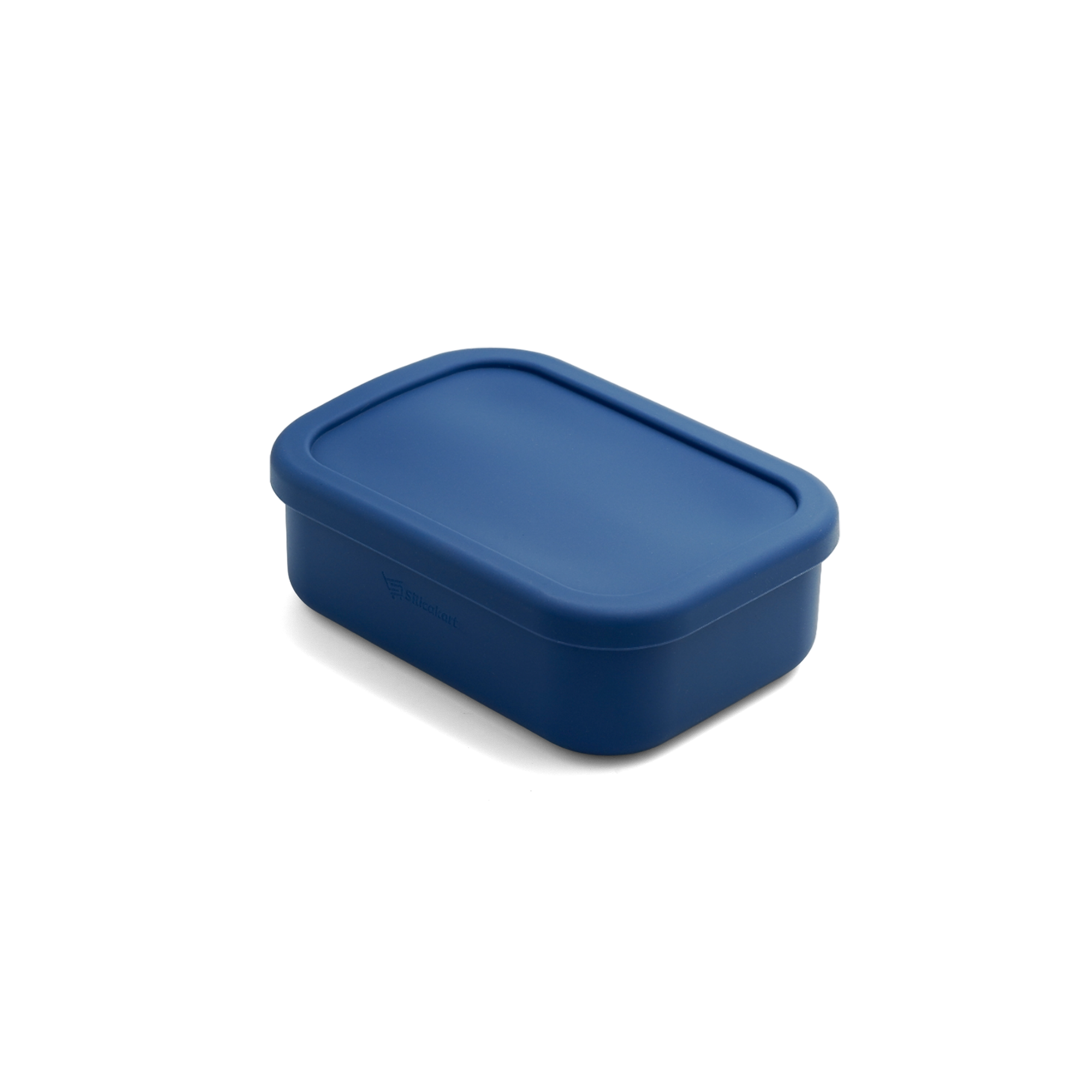 Silicakart Silicone Bento Boxes Medium-Blue (Rectangle)