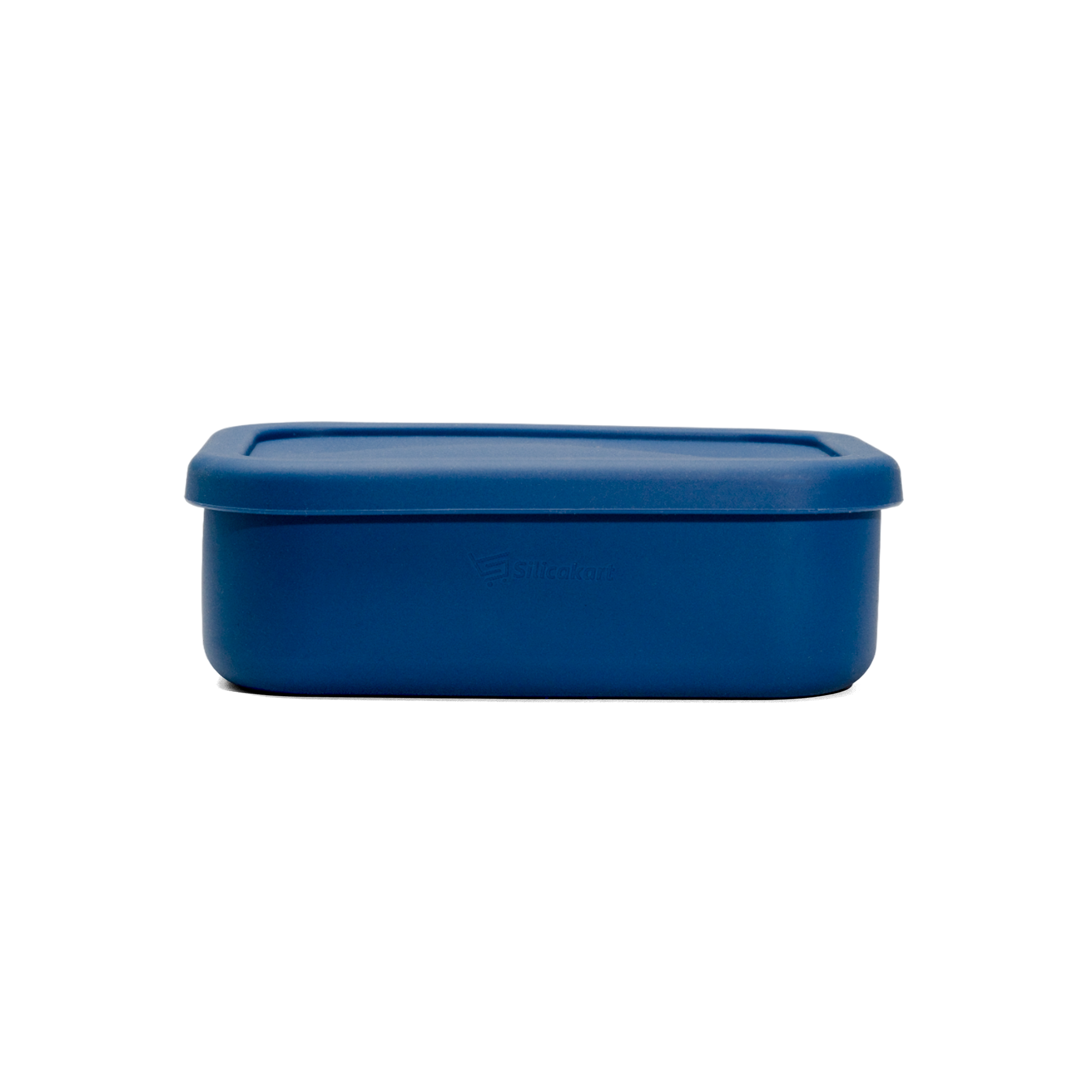 Silicakart Silicone Bento Boxes Medium-Blue (Rectangle)