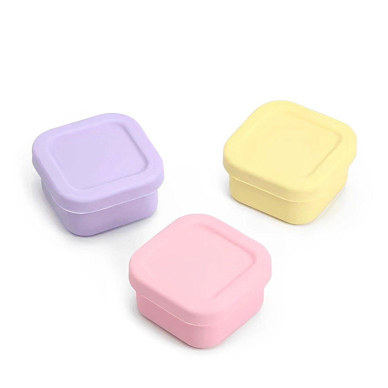 Silicakart Silicone Dip Boxes Set of 6 Lunch (Squre)