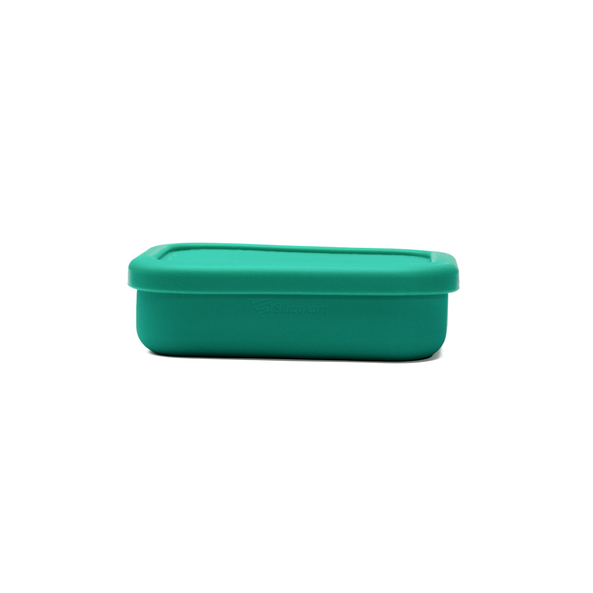 Silicakart Silicone Bento Boxes Small-Green (Rectangle)