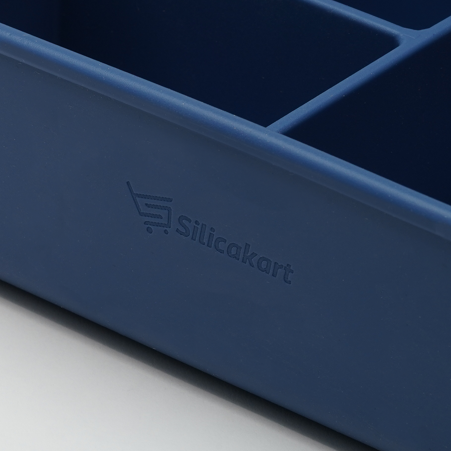 Silicakart Silicone Bento Boxes Medium-Blue (Rectangle)