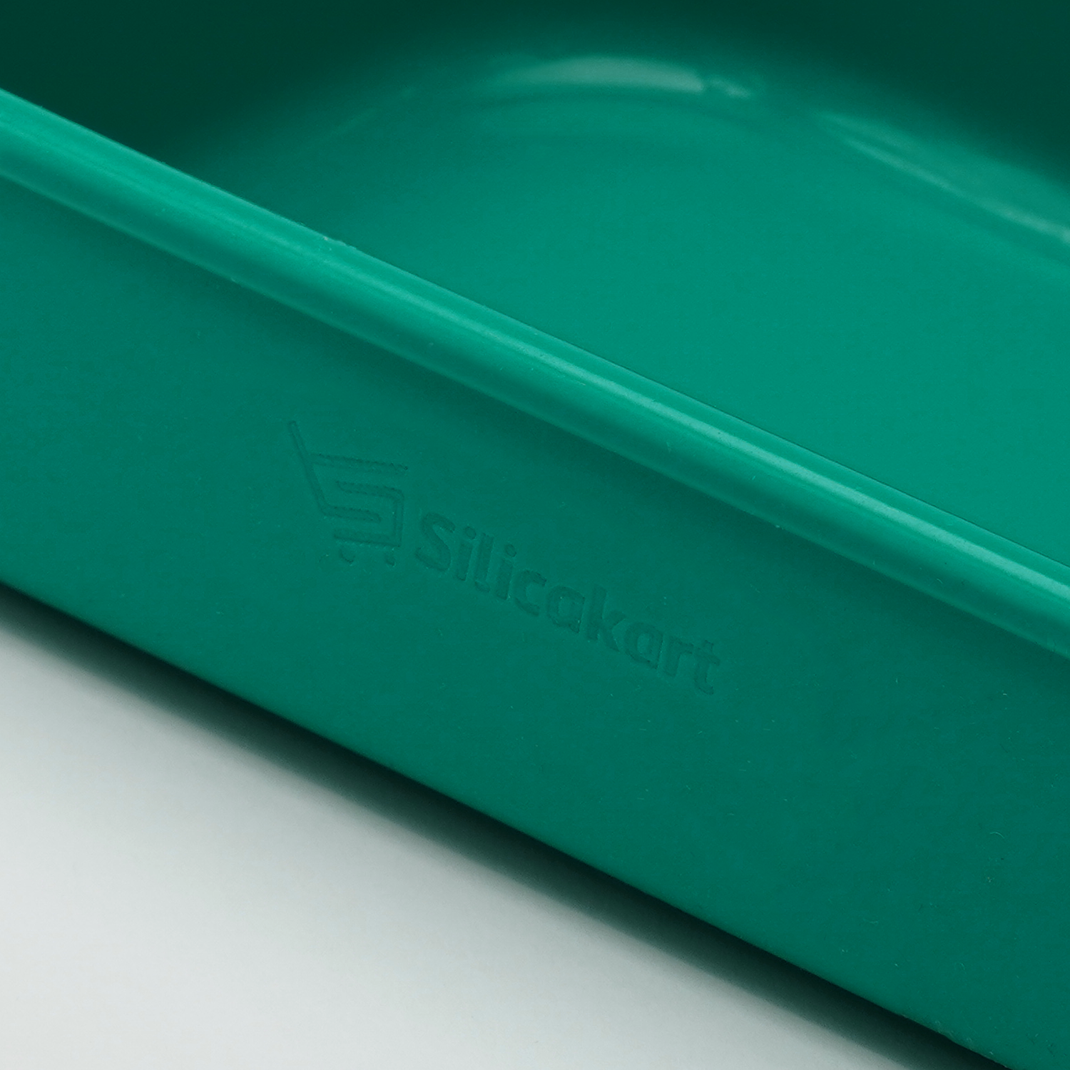 Silicakart Silicone Bento Boxes Small-Green (Rectangle)