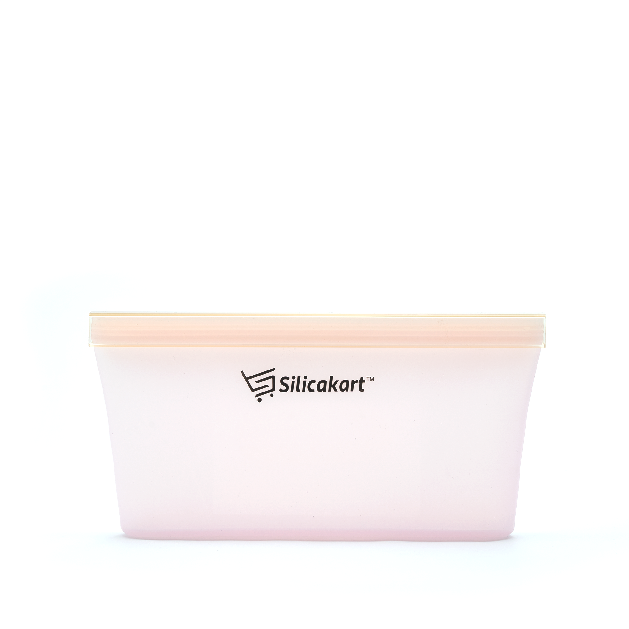 Silicakart Silicone Zip bag | Set of 8 (Pink)