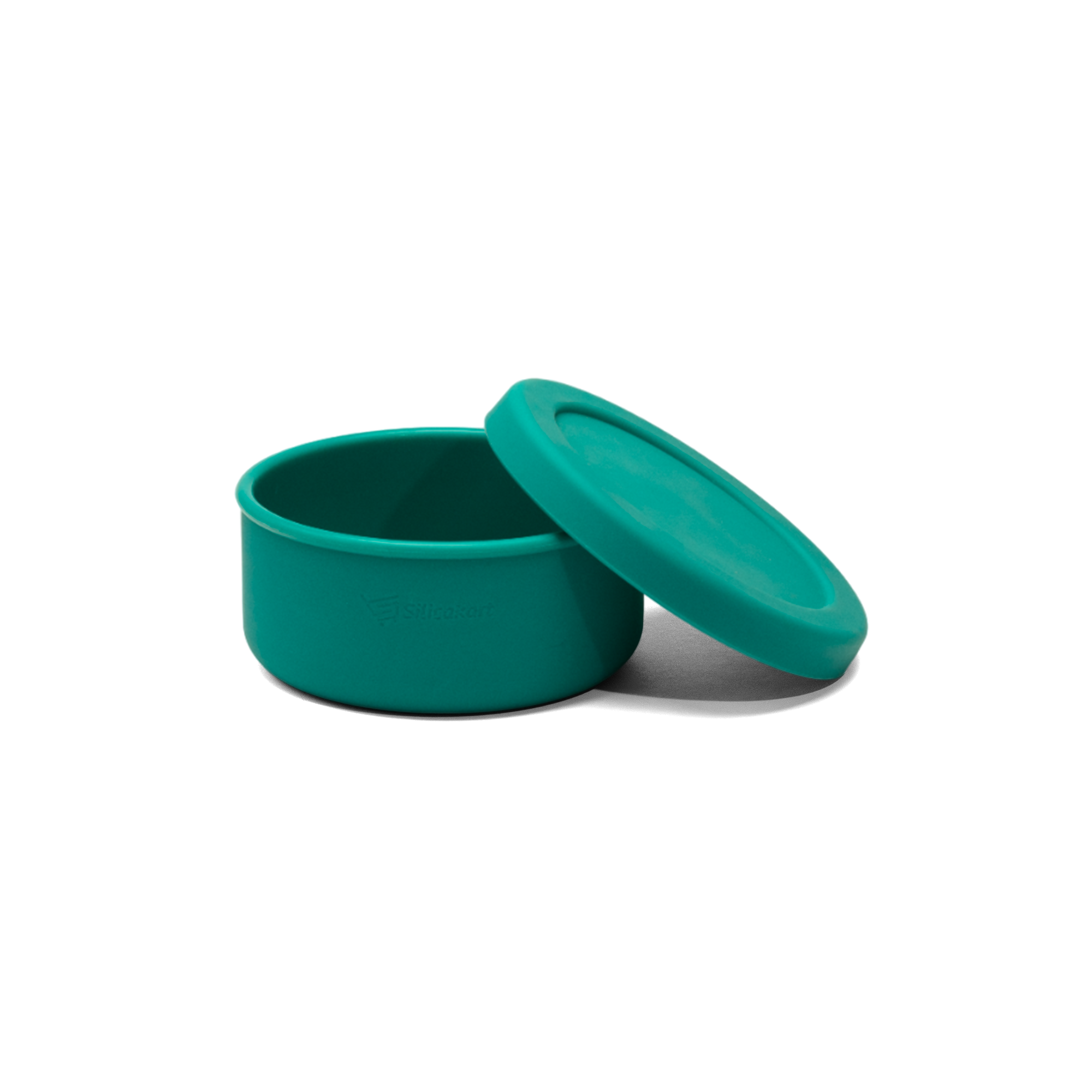 Silicakart Silicone Bento Boxes Small-Green (Round)