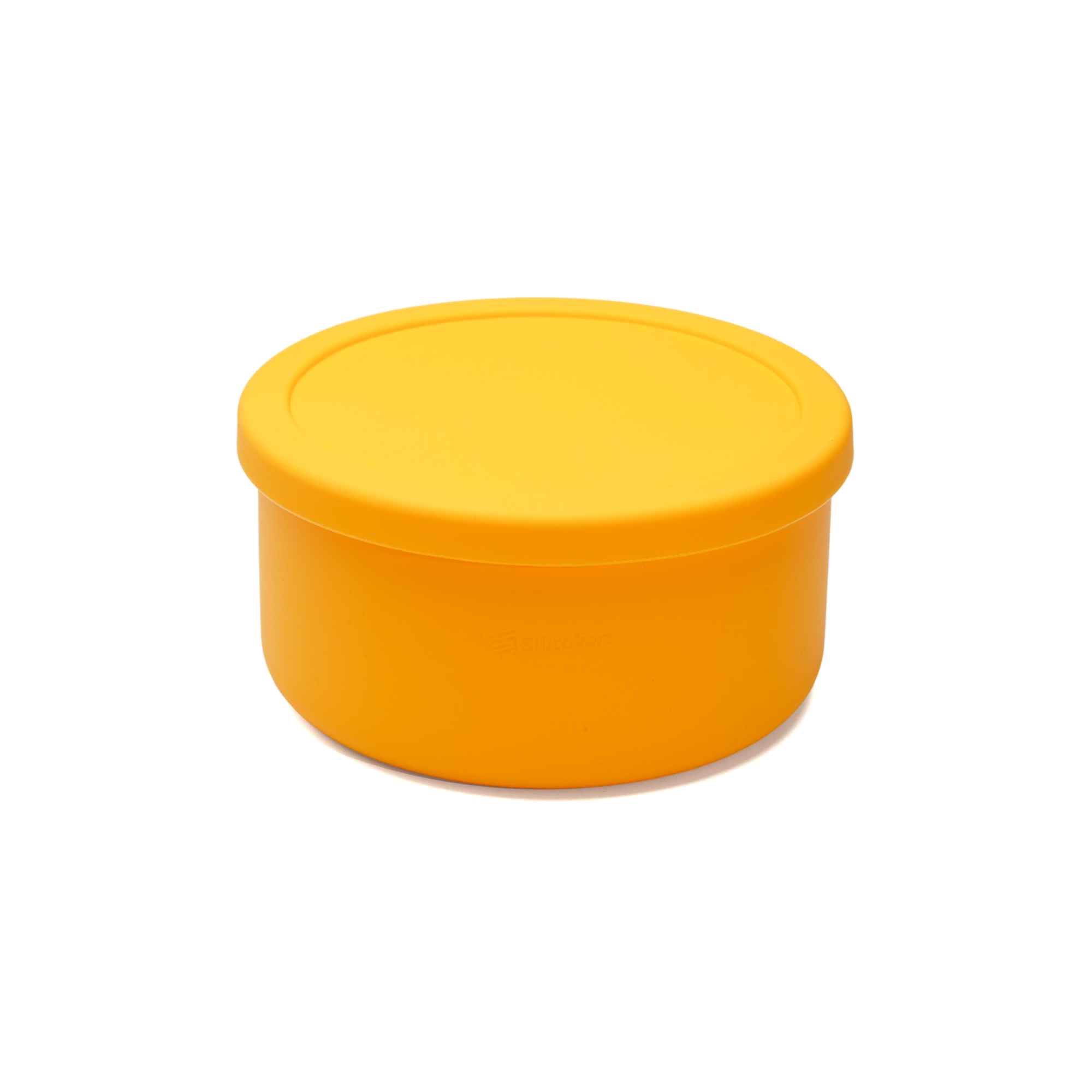 Silicakart Silicone Bento Boxes Large-Yellow (Round)