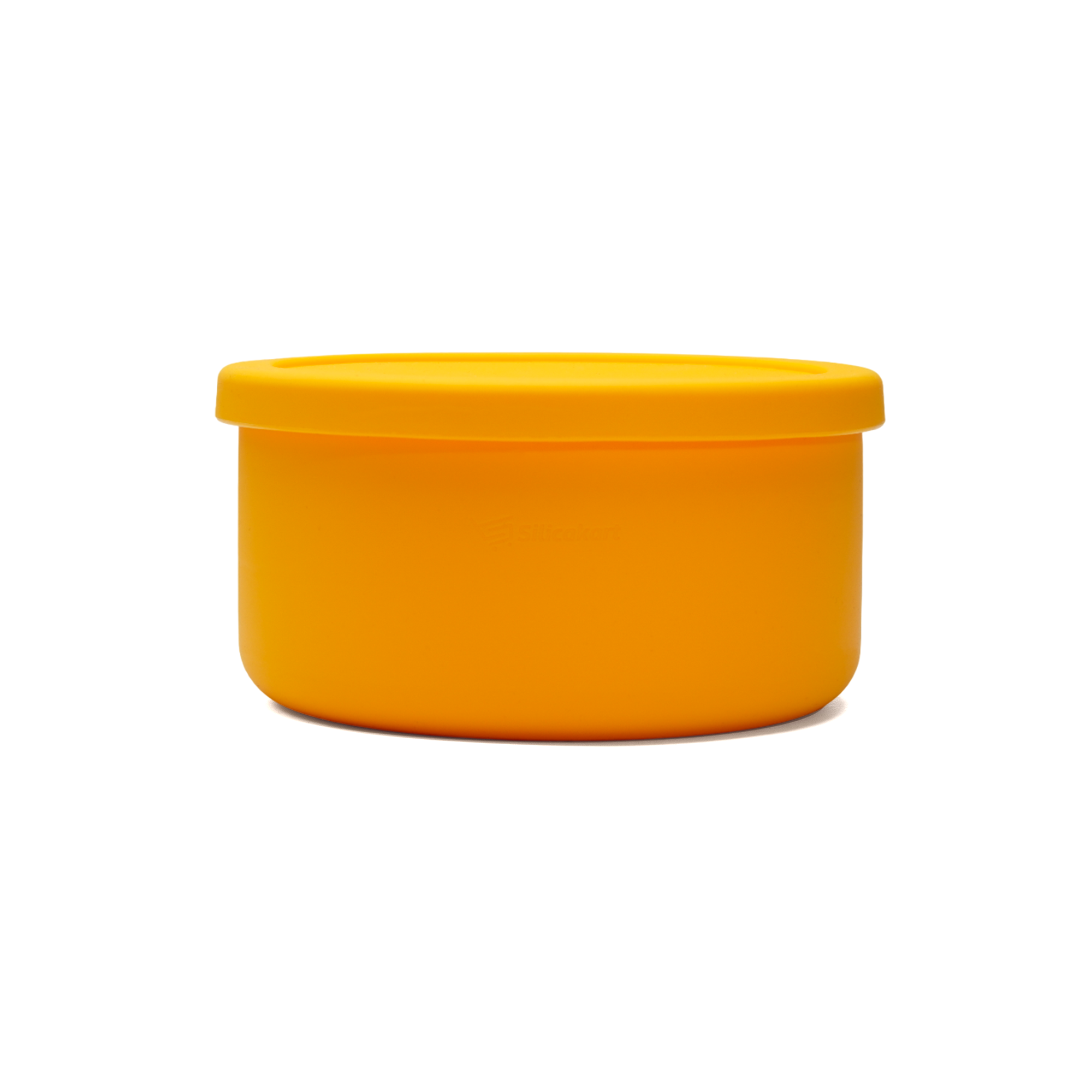 Silicakart Silicone Bento Boxes Large-Yellow (Round)