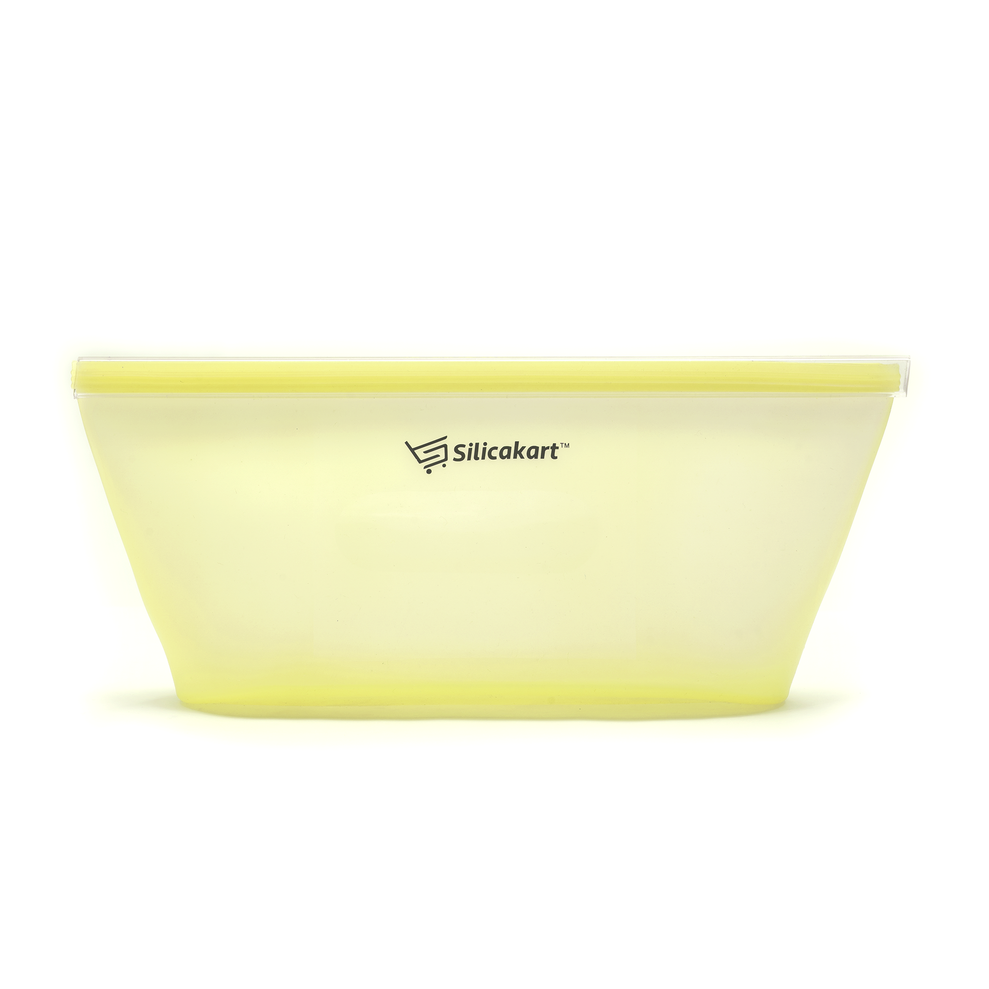 Silicakart Silicone Zip-bag  | Set of 8 (Yellow)