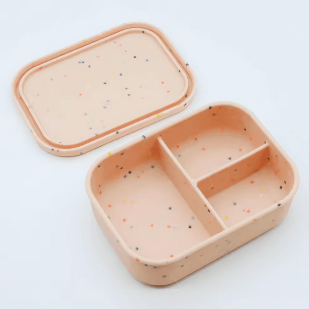 Silicakart Silicone Bento Boxes Marble Set of 3 (Rectangle)